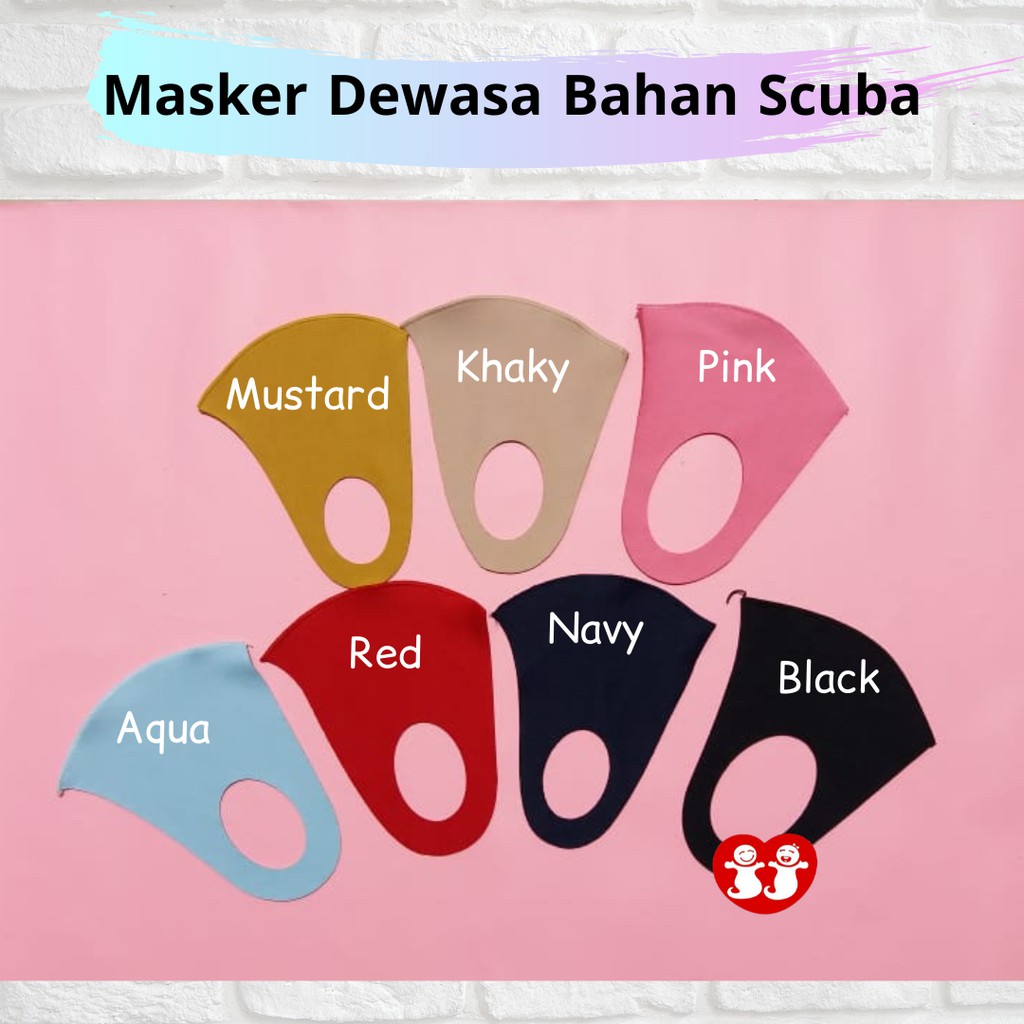 Masker Dewasa Bahan Scuba