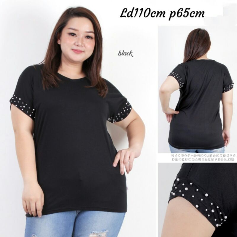 (LD 110cm) XXL ATASAN BIGSIZE SYMPHONY PAKAIAN WANITA ATASAN JUMBO BIGSIZE