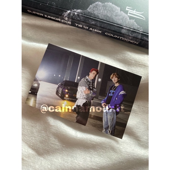 Official PC DnE / D&E / Donghae Eunhyuk Super Junior / Countdown Album