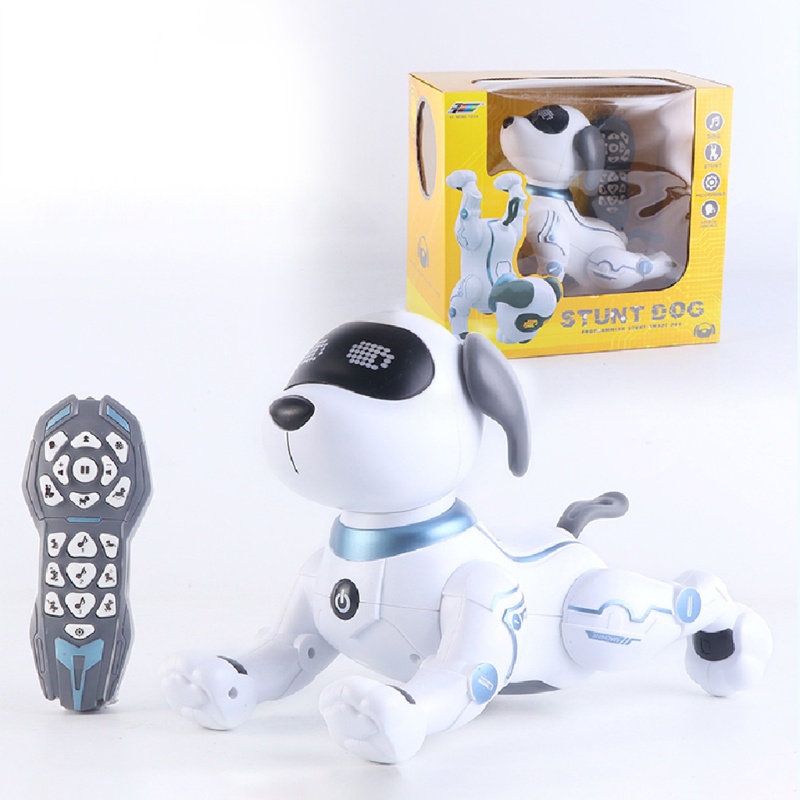 Mary Remote Control Anjing RC Robot Stunt Puppy Dancing Programmable Untuk Mainan Pintar Hadiah Interaktif