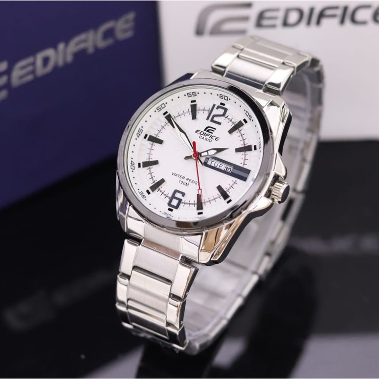 PGA-✅Jam tangan Pria Casio Edifice Strap Stainless Tahan Air