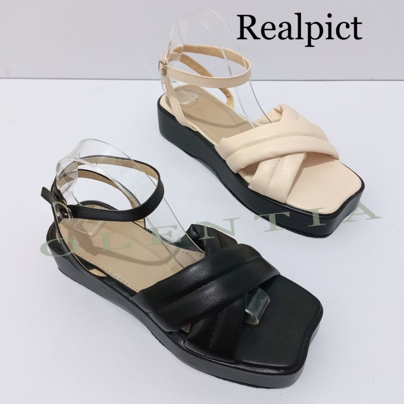 Sandal Wanita Sandal Wedges platform DN 17