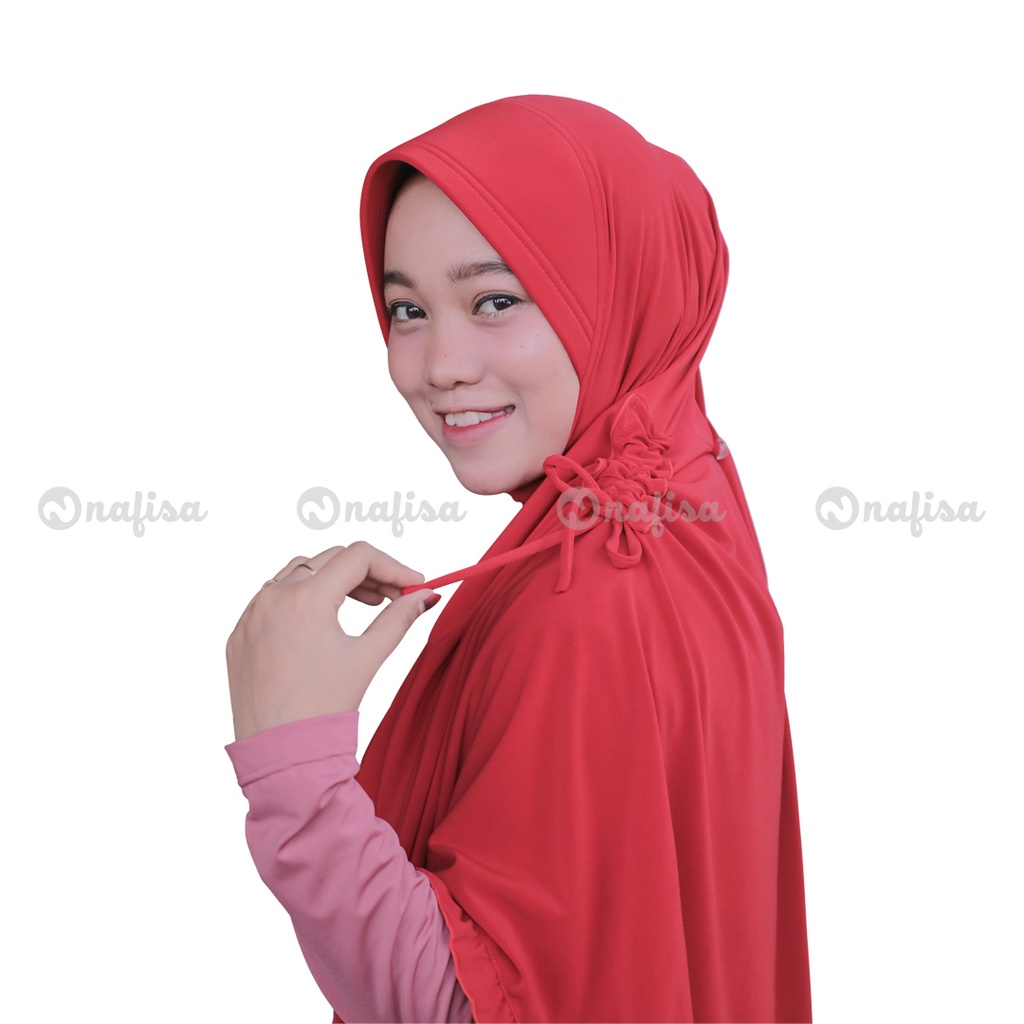 Jilbab Instan BST | Hijab Termurah Bergo | Serut Kiri Kanan | Jilbab Dewasa