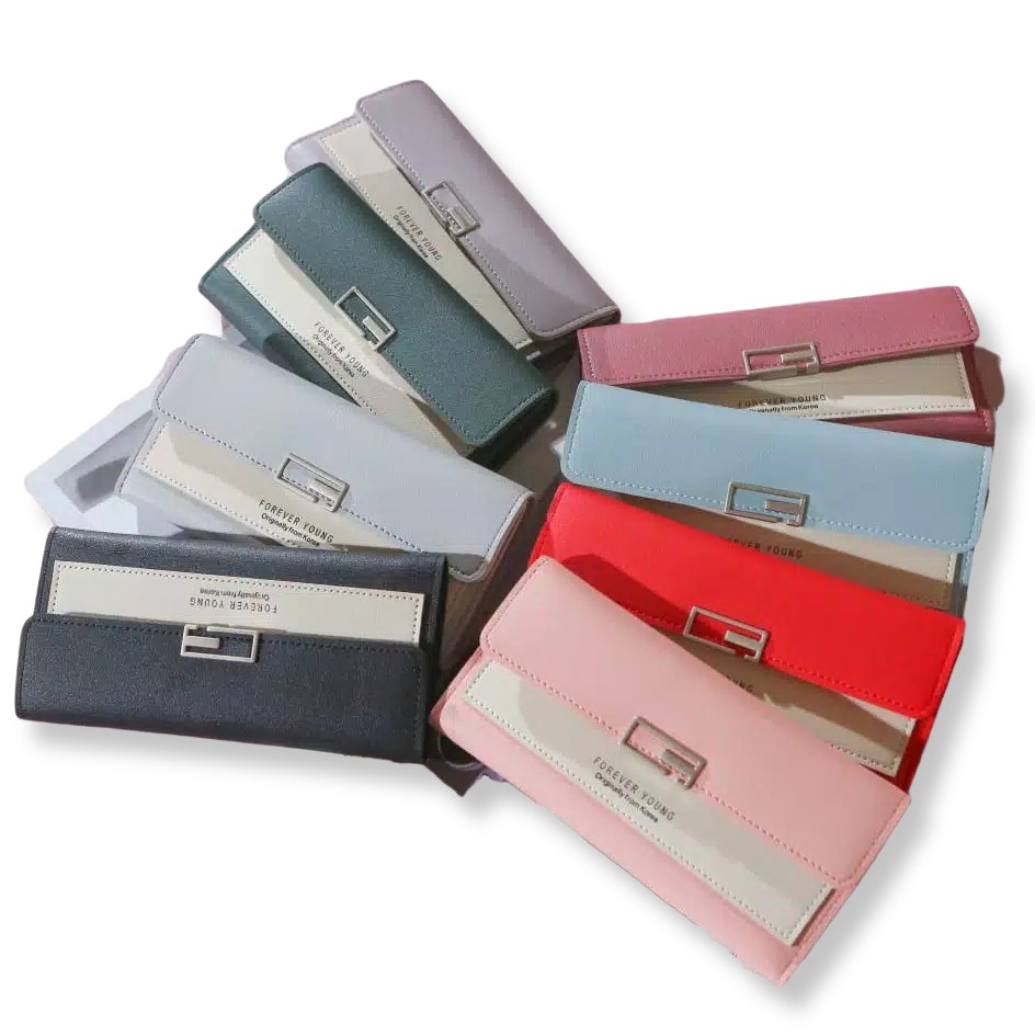 ASIN829 D665 1 DOMPET  PANJANG  WANITA  TIPIS DOMPET  