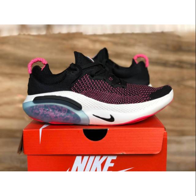 NIKE JOYRIDE RUN FL BLACK PINK PREMIUM ORIGINAL