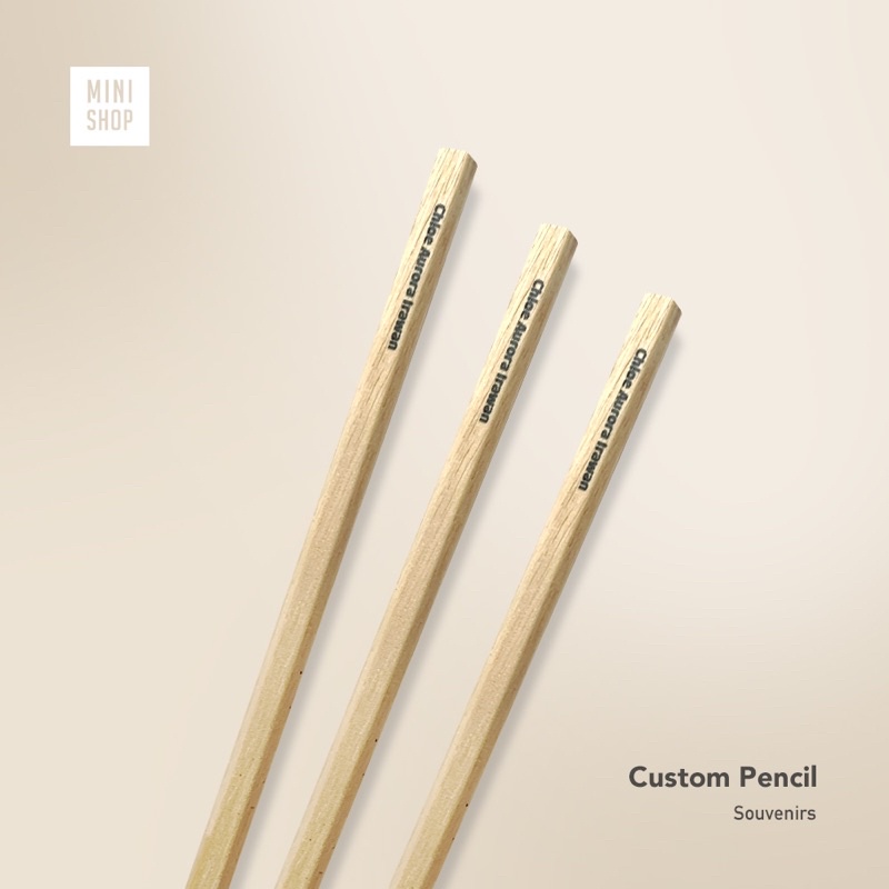 

Pensil grafir custom nama / pencil kayu