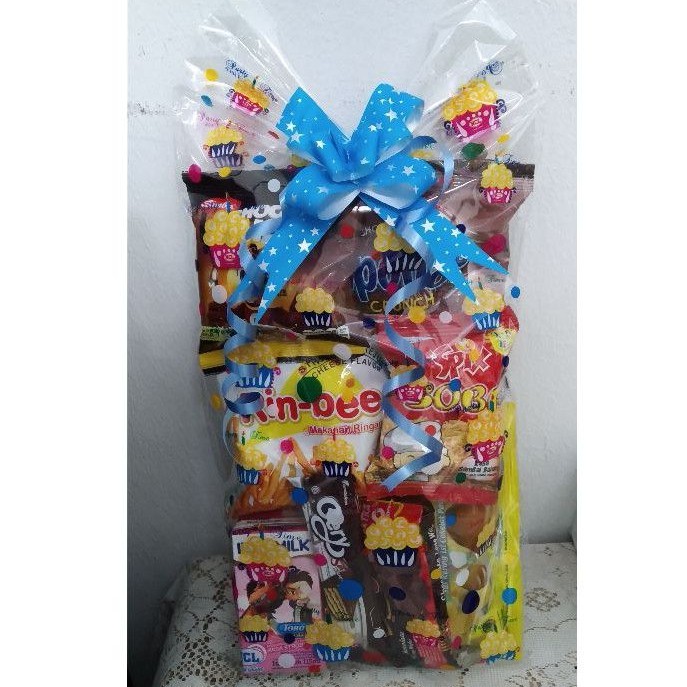 

Souvenir Ultah Anak Bingkisan Snack Hampers