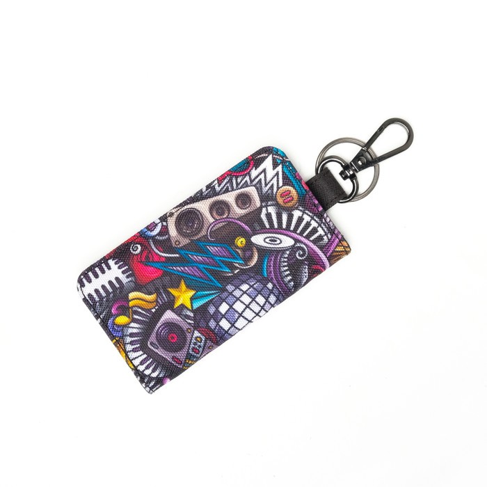 Gantungan Kunci Mobil Motor Dompet STNK Kain Motif musik024