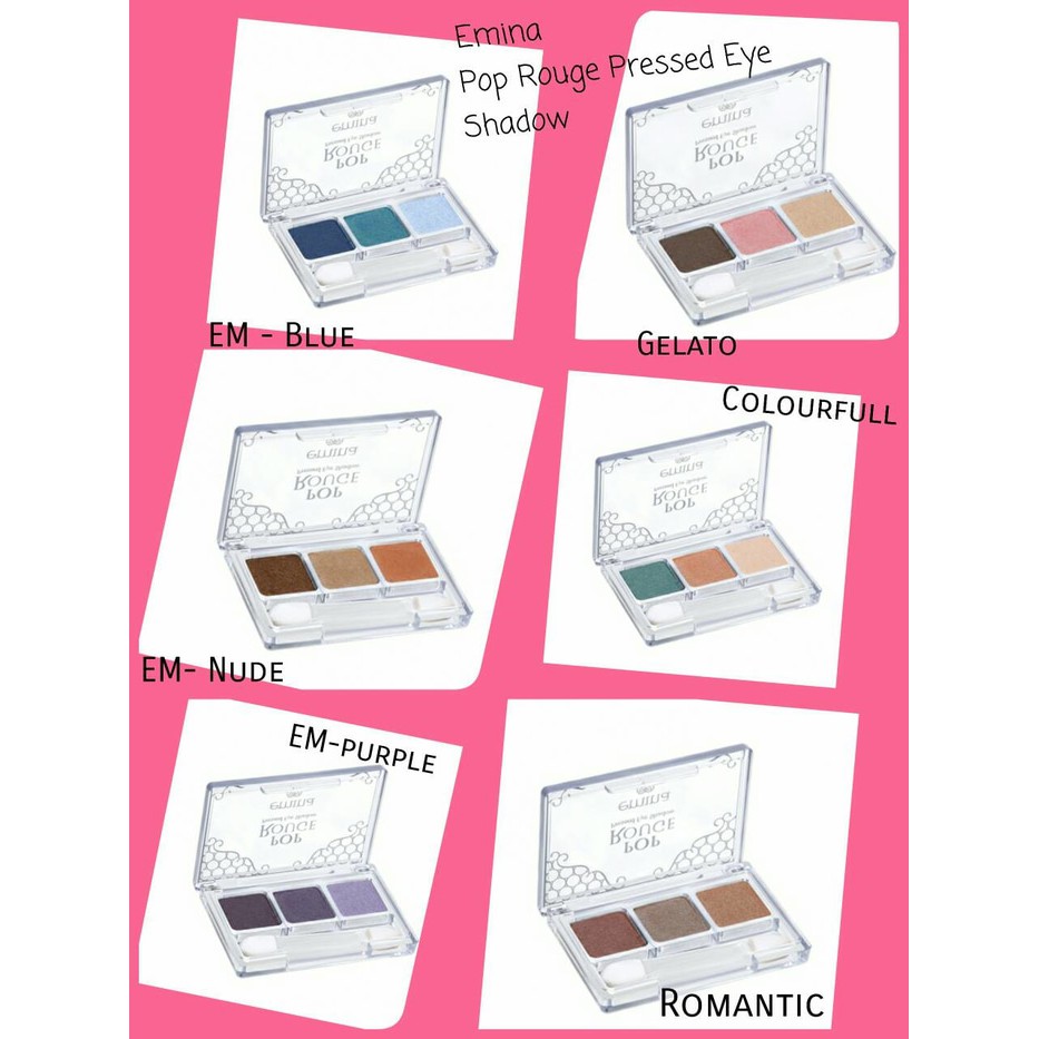 Emina Pop Rouge Pressed Eye Shadow 3.3 g