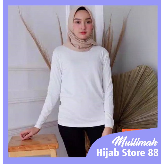 Bayar Tempat (COD).. Manset ILLORI  Baju Dalaman Polos Spandex | Inner Wanita Muslim | Manset Pria-1