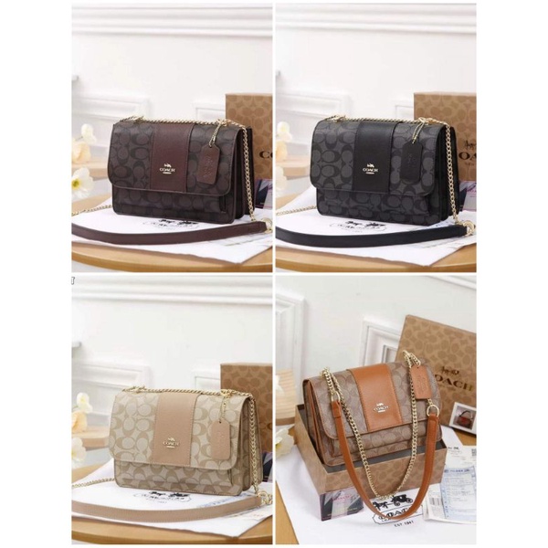 SLINGBAG COACH 367 WITH BOX/TAS SELEMPANG COACH WANITA IMPORT/ Tas Selempang Wanita Import/ Tas Impo