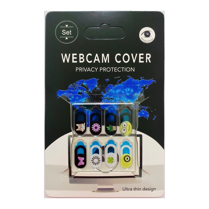 [8pcs + Box] Penutup Kamera Special Cartoon Bangtan Boys BT21 Army Webcam Cover Camera Laptop Tablet