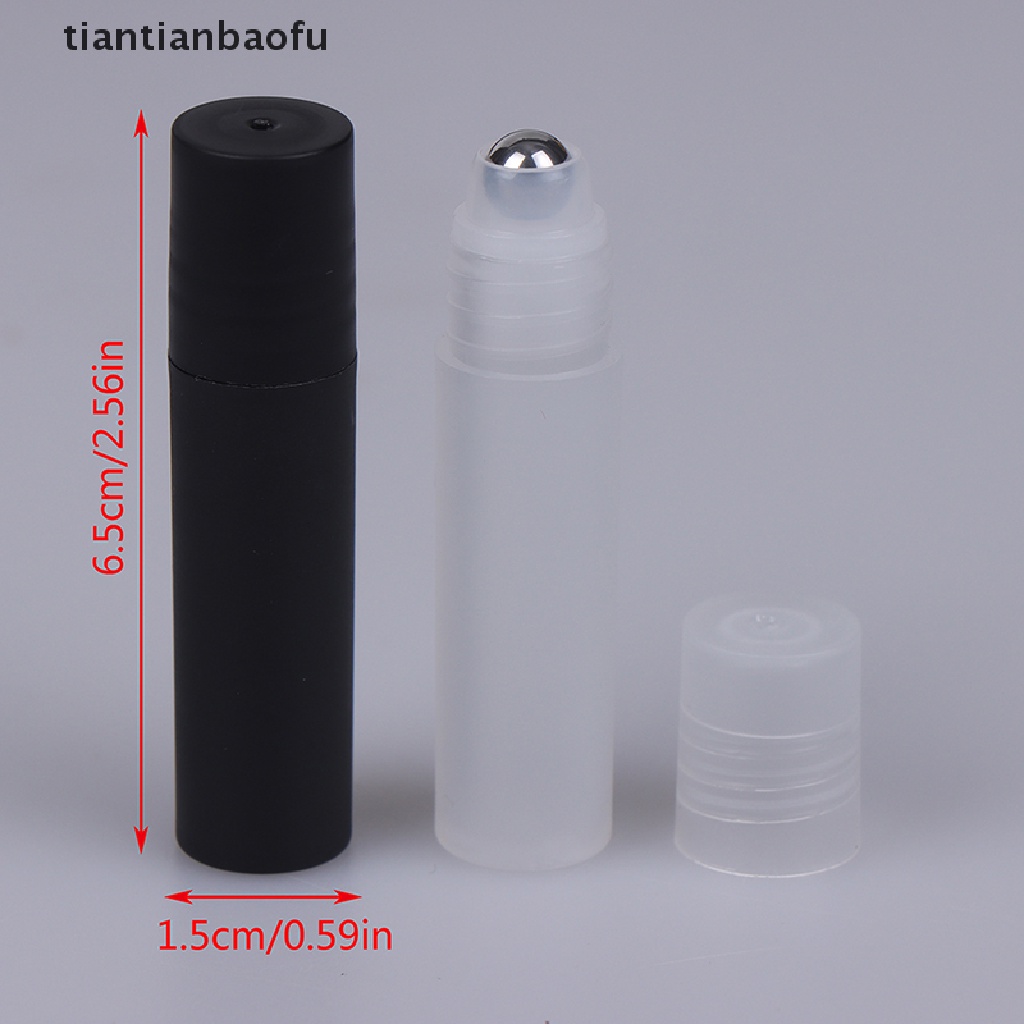 Botol Kosong Bahan Plastik Dan Stainless Steel Ukuran 5ml Untuk Parfum