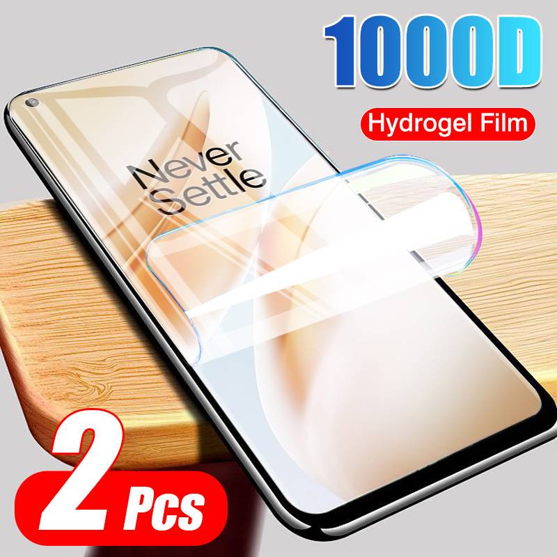 2Pcs Soft Hydrogel Film Full Screen Protector For OnePlus 7t / 7 pro / 7 / 7t pro / 6t / 6 / 5t / 5 / 8 / 8 pro / 8t / 9 / 9 pro / 9R Protective Film Not Glass