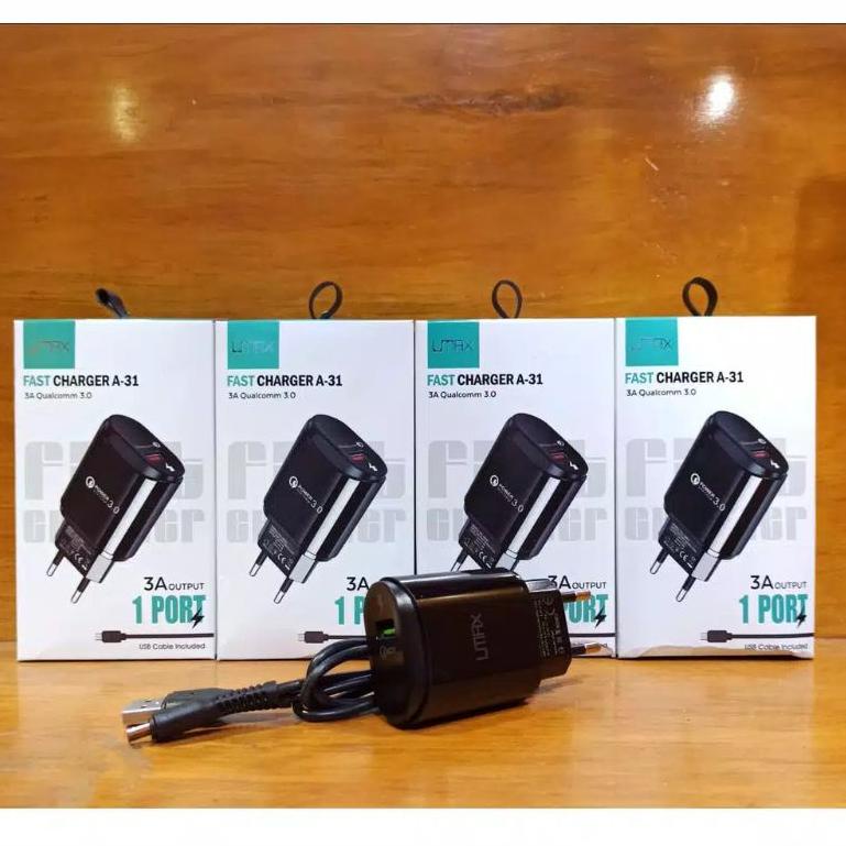 "FJD.02Jl22υ" Charger UMAX A31 Charger UMAX Fast Charger A-31 3A Qualcomm 3.0