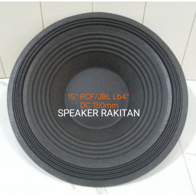 Daun speaker 15 inch RCF Lubang 4 inch + Duscup .2pcs
