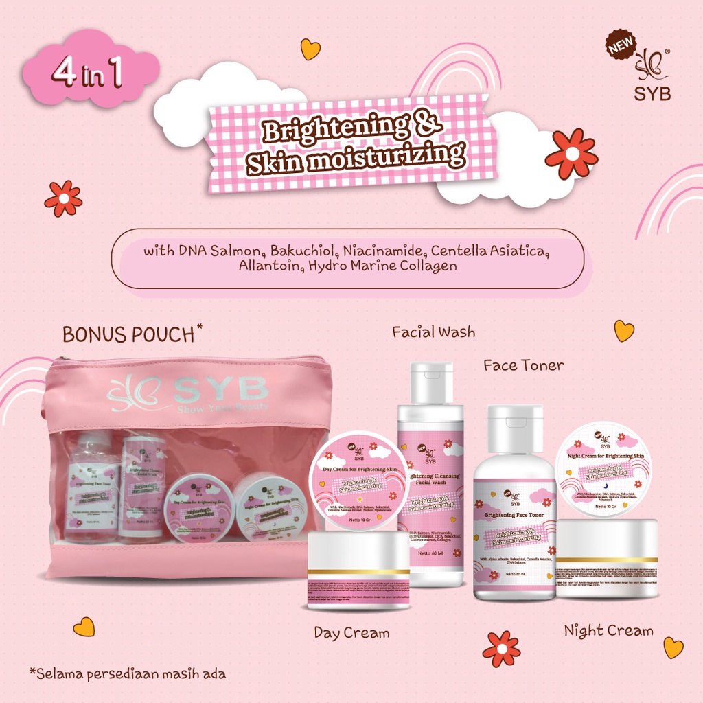 SKINCARE VIRAL SYB PAKET SKINCARE 4 IN 1