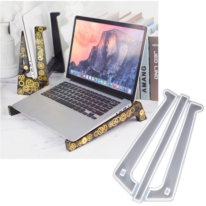 Siy Braket Riser Laptop / Tablet Multi Sudut Adjustable Bahan Resin Handmade