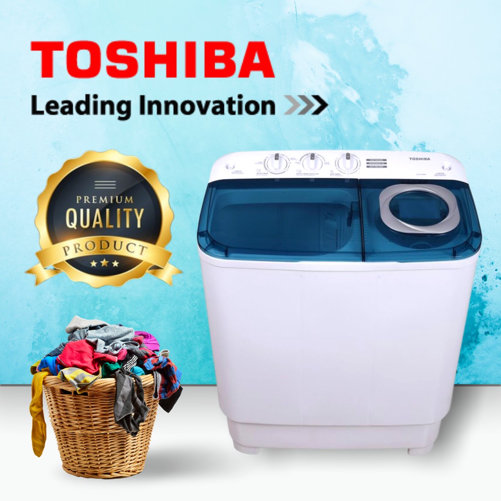 MESIN CUCI 2 TABUNG TOSHIBA 9.5 KG 370 WATT VH - 95 MN
