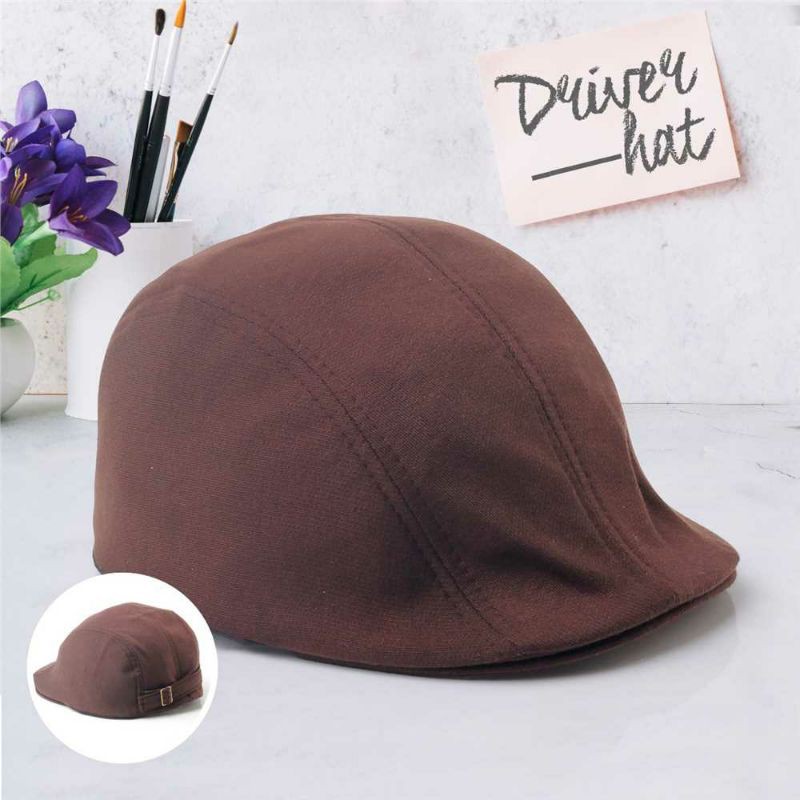 Topi Distro Pria Kuzatura Driver Hat Topi Sopir bahan Wol