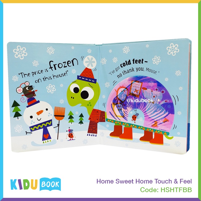 Buku Cerita Bayi dan Anak Home Sweet Home Touch &amp; Feel Kidu Baby