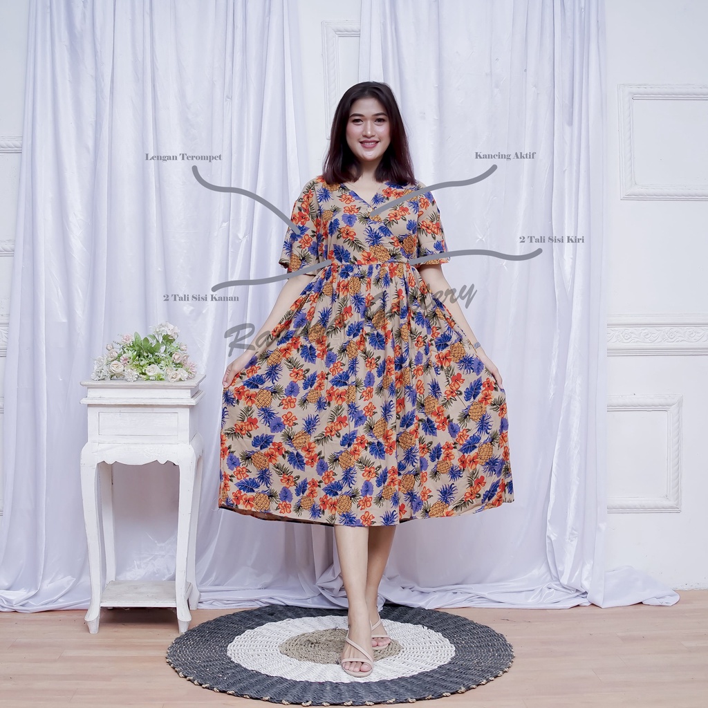 DRESS KIMONO BUSUI/DRESS IBU HAMIL/DASTER KIMONO