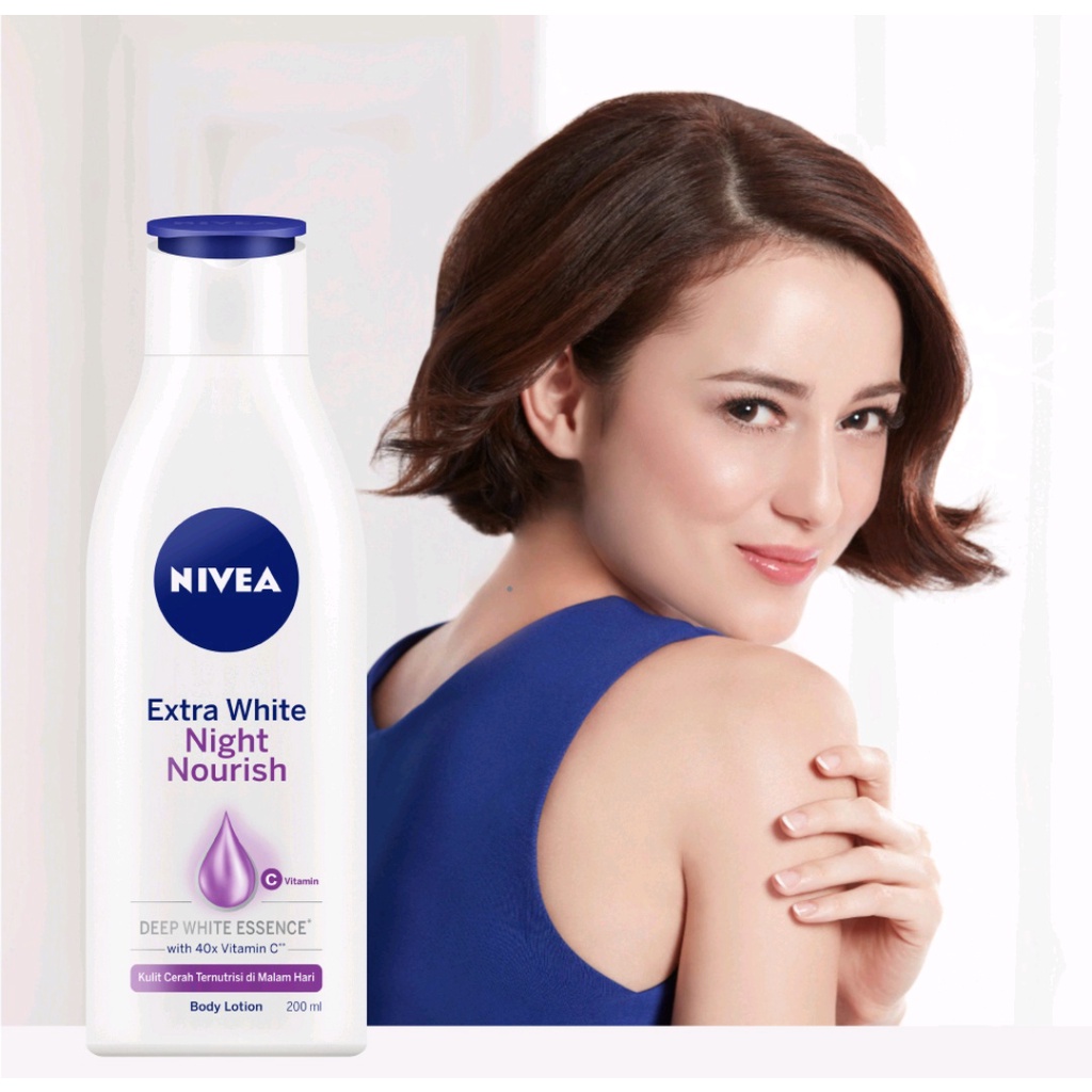 NIVEA Body Lotion Extra White Night Nourish 200 mL