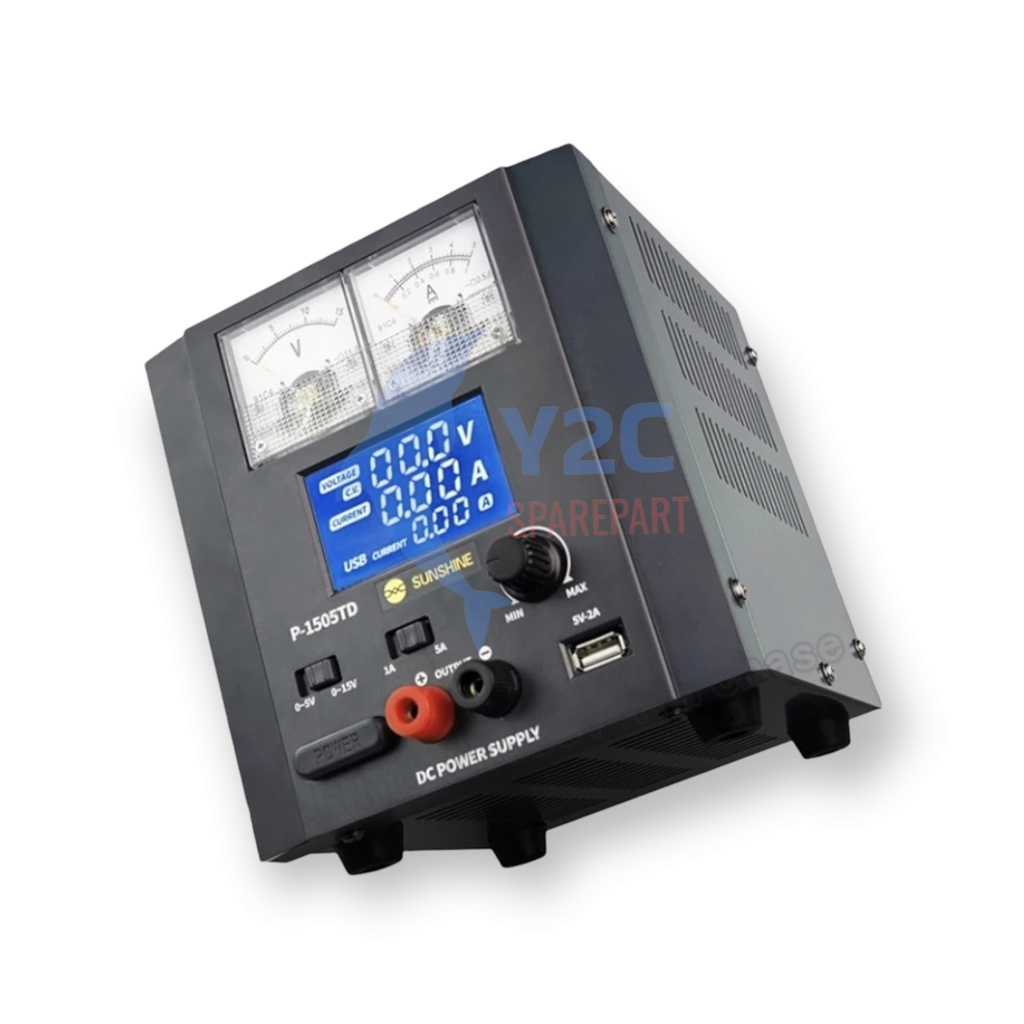 POWER SUPPLY SUNSHINE P-1505TD DIGITAL 5 AMPERE