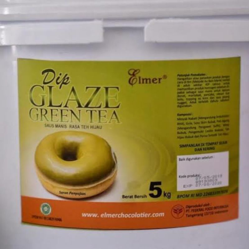 

Dip Glaze Green Tea Elmer 250gr Repack
