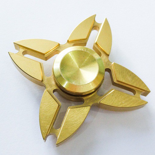 Fidget Spinner DBS-25 4 Kaki Metal Hand Spinner Brass