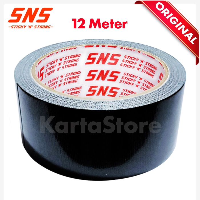 Jual Lakban Kain Hitam Cloth Tape Hitam Inch X Meter Meter Sns Sticky N Storng Shopee