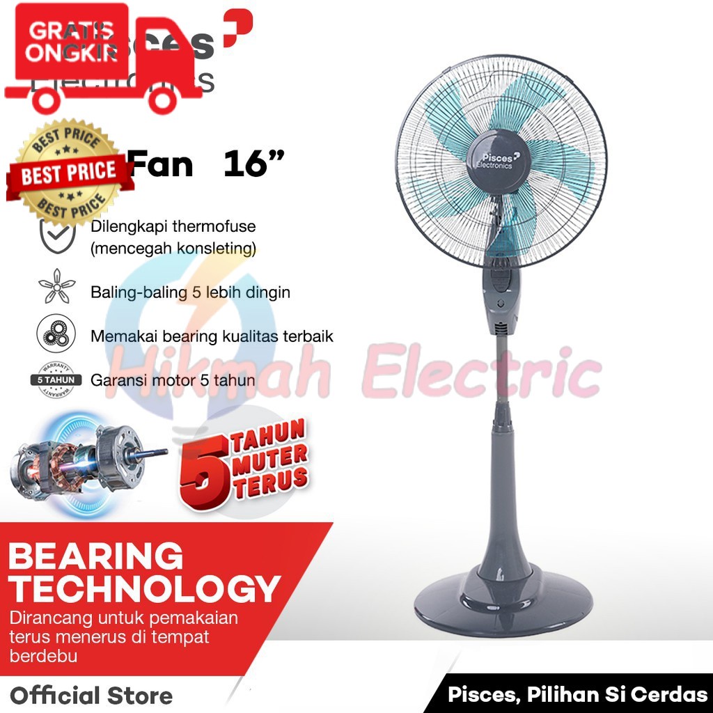 KIPAS ANGIN BERDIRI PISCES SF