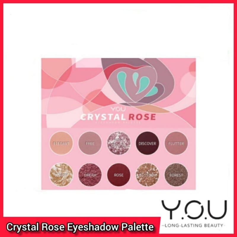 YOU CRYSTAL ROSE EYESHADOW PALETTE