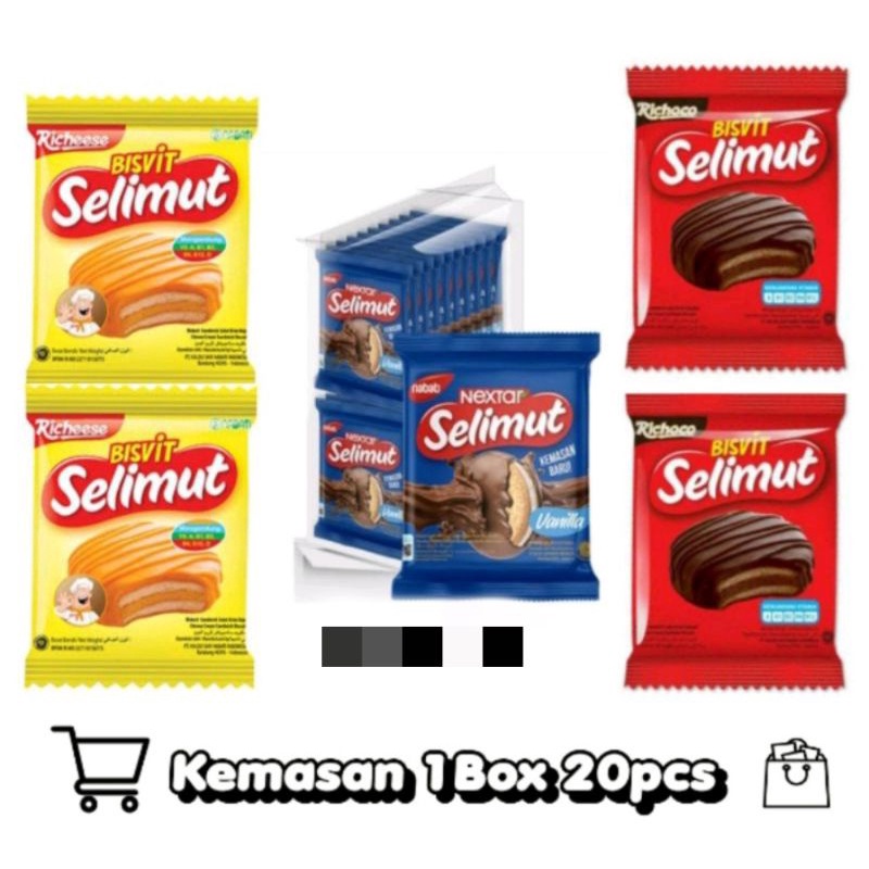 Nabati Richeese Bisvit Selimut 20 x 9gr