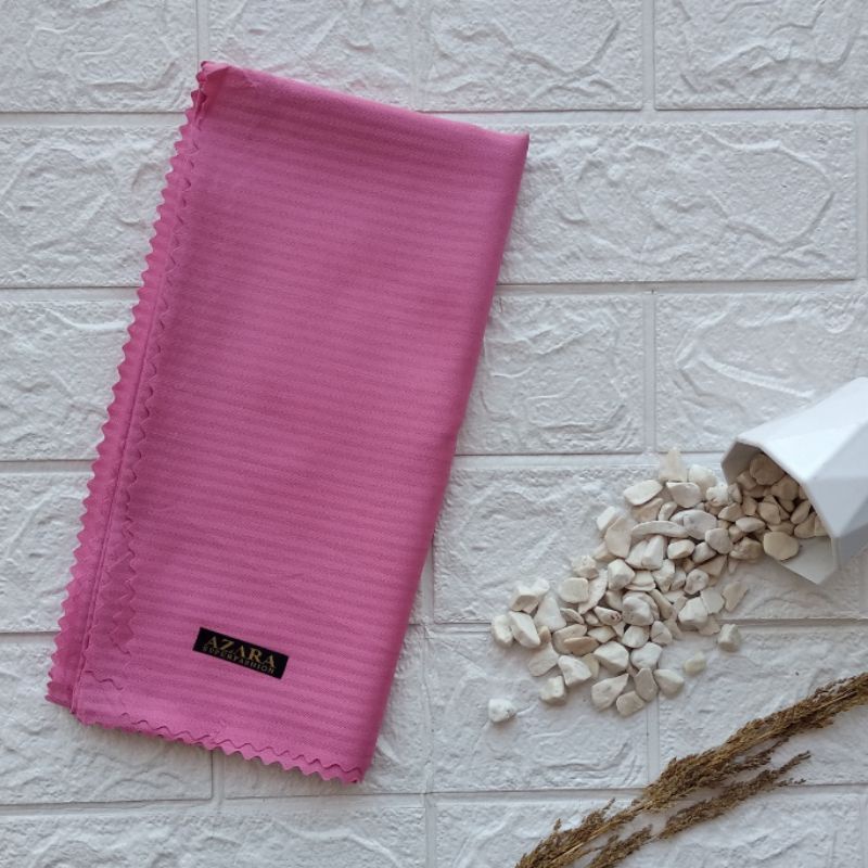 RESTOKK..!! { ORIGINAL AZARA } Segi Empat Milano Strip Laser Cut SUPER MURCE-Pink