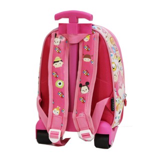 Tas Anak Sekolah PAUT Trolley TSum Tsum Bahan Kain Sponge 