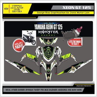 Decal Sticker Motor Yamaha Xeon Gt 125 Fullbody Ducati Shopee