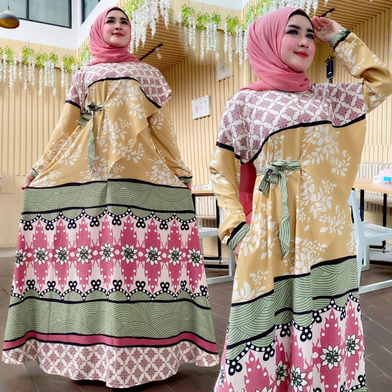 GAMIS BY IRNA GALERY HANA SANGKA ORIGINAL h