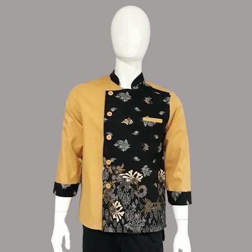 Chef Wear Baju Koki 7/8 Komb Batik A / B / C