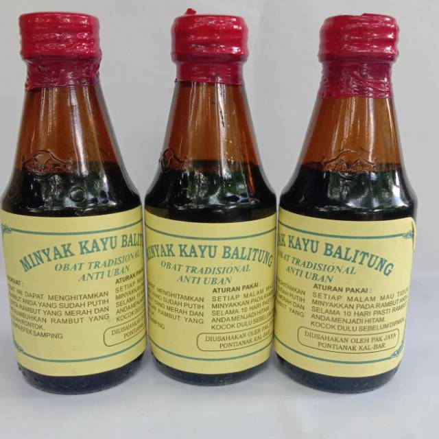 Minyak kayu balitung 100% Original.Minyak penghitam Rambut.Minyak Rambut Anti Uban Ramuan kalimantan