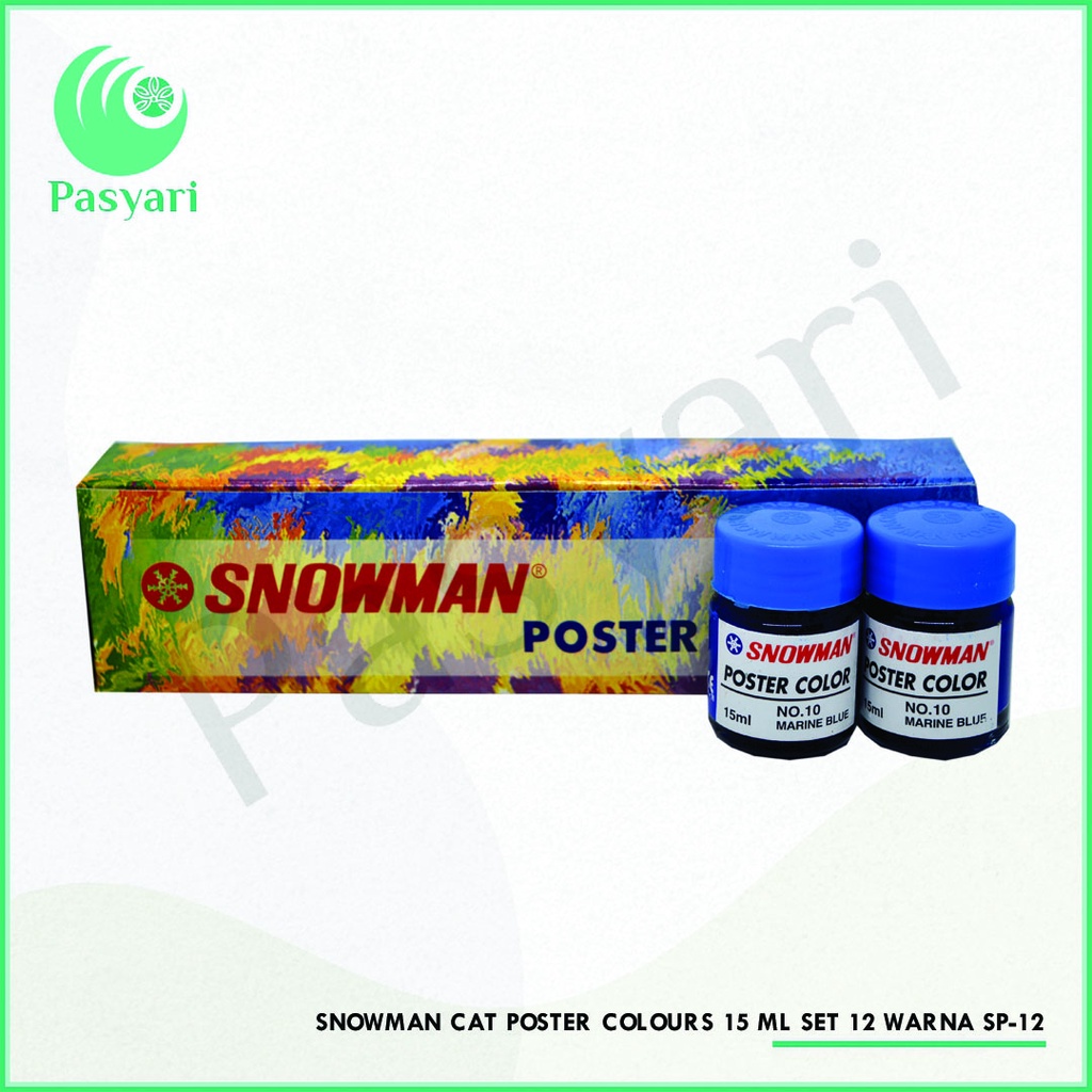 

Snowman Cat poster colours 15 ml set 1 warna