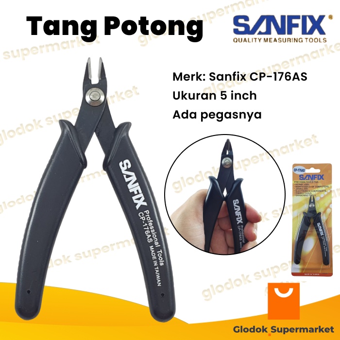 Tang Potong 5 inch Sanfix Side Cutter Plier Slim 5inch CP-176AS