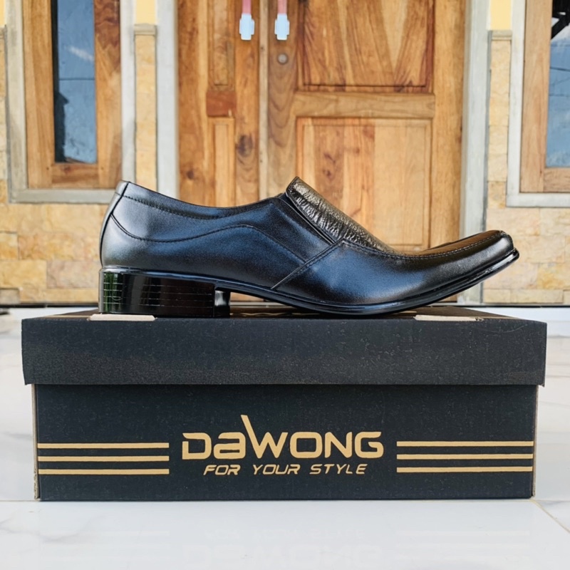 DAWONG - Sepatu Pantofel Pria MU 011 HITAM