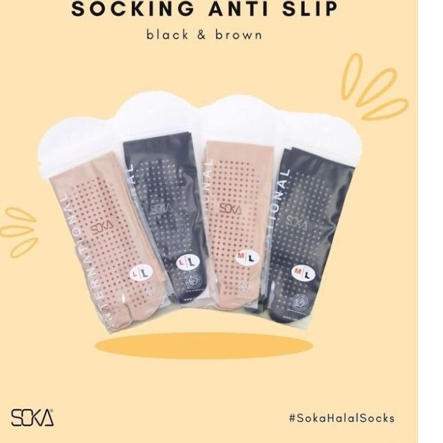 (MENARIK) SOKA ANTI LICIN/ANTI SLIP - KAOS KAKI SOKA ANTI LICIN/ANTI SLIP UTK UMRAH/HAJI