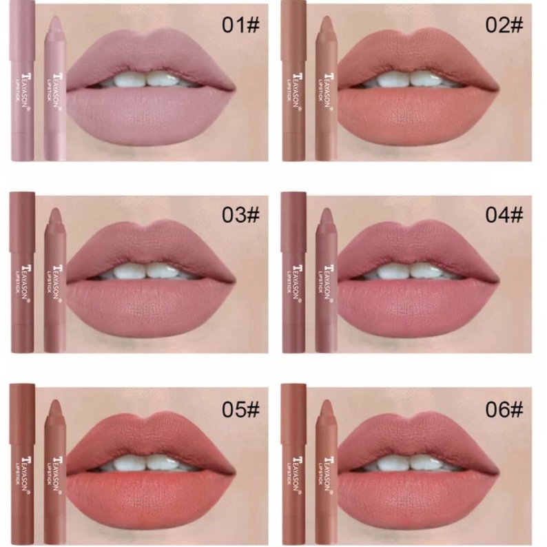 LIPSTICK MATTE LEMBUT HALUS TAHAN AIR TIDAK CEPAT PUDAR TAHAN LAMA
