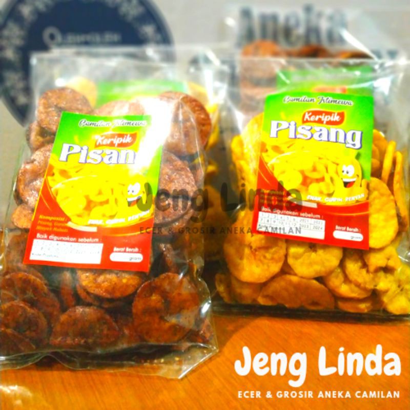 Jual Keripik Pisang Pisang Coklat Kripik Pisang Pisang Madu Pisang Nangka 200gr Cemilan