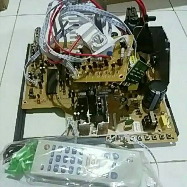 Mesin tv 21" inch Slim digital +bubble warp