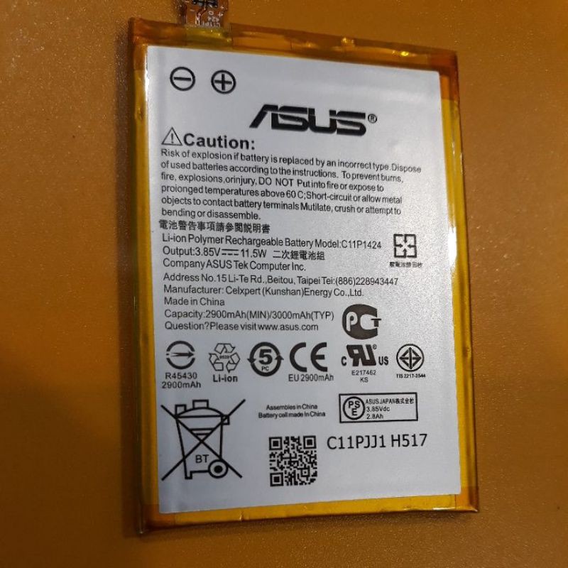 Baterai Asus Zenfone 2 5'5 ZE550ML / ZE551ML C11P1424