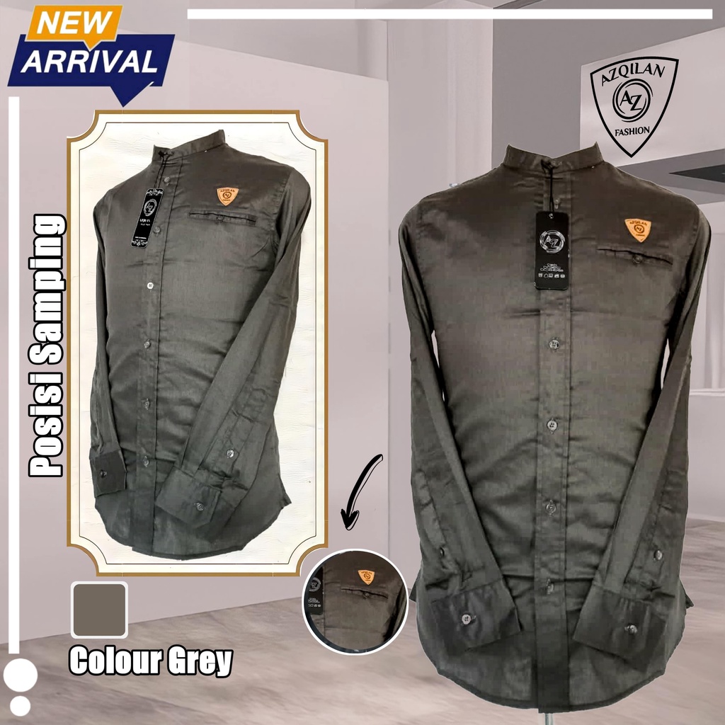 Pakaian Baju Kemeja Atasan Koko Kemko Pria Cowok CowoLaki laki Anak kecil Dewasa  Lengan Panjang Ter