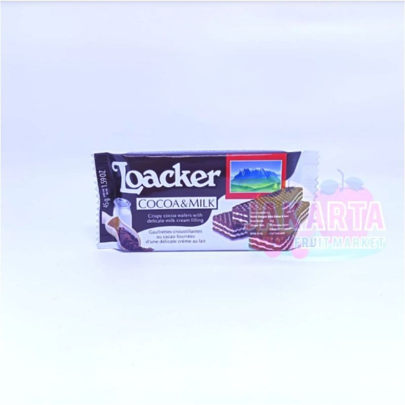 

(CAMILAN INSTAN) LOACKER COCOA MILK 37.5G